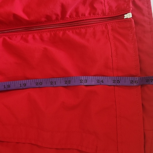 Tommy Hilfiger Red Ski Jacket with Black and White Stripes - Picture 5 of 13